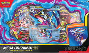 Zestaw kart Pokemon TCG: Mega Greninja ex Premium Collection (196214141957). Akcesoria do gier planszowych