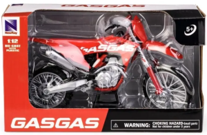Model motocykla Daffi Gasgas MC450 2021 1:12 Czerwony M-632 (5905422136328). Autka i pojazdy zabawkowe