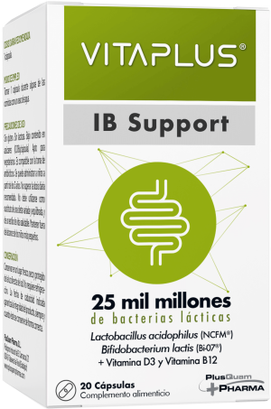 Suplement diety PlusQuam Pharma Vitaplus IB Support 20 kapsułek (8437012861329). Probiotyki i prebiotyki