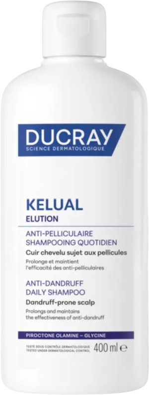 Szampon przeciwłupieżowy Ducray Kelual Elution 400 ml (3282770390032). Szampony
