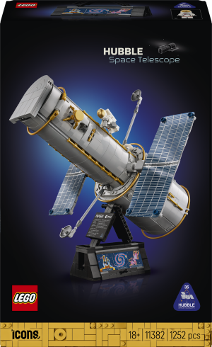 Zestaw klocków LEGO Icons Kosmiczny Teleskop Hubble’a 1252 elementy (11382). Klocki