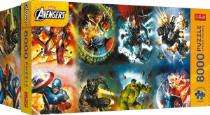 Puzzle Trefl Avengers: Legends in Action 180.6 x 132.6 cm 8000 elementów 81052 (5900511810523). Puzzle i układanki