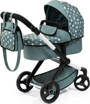 Wózek dla lalek Bayer Design Xeo 2 w 1 Zielony 17058AA (4003336170580). Akcesoria dla lalek