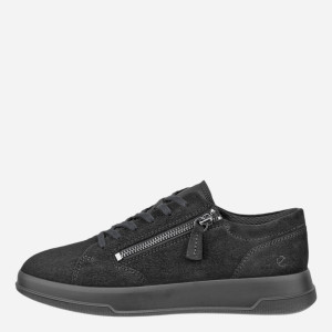 Sneakersy damskie zamszowe ECCO Move W Zip Lace Sneaker 22381350472 38 Czarne (194892060607). Tenisówki i trampki damskie