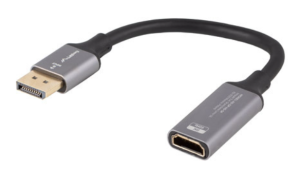 Adapter Lanberg HDMI - DisplayPort 4K/60 Hz Silver (AD-DP-HD-04). Kable, adaptery i przejściówki