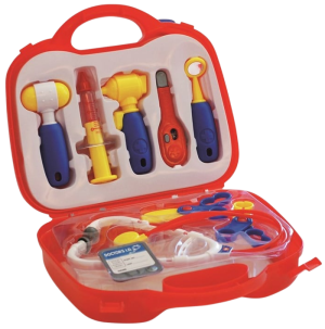 Walizka lekarska Junior Home z akcesoriami (5713428011750). Zestawy zabawek dla dzieci