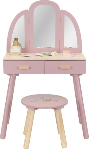 Drewniana toaletka Little Dutch Duża FSC (LD2513) (8713291225138). Zestawy zabawek dla dzieci