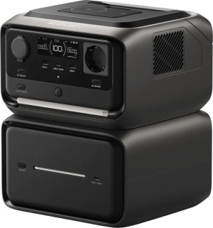 Stacja zasilania EcoFlow RIVER 3 Max Plus Wireless / 600 W / 858 Wh / LiFePO4 (EFRIVER3MP-Wireless-EU-CBOX). Stacje zasilania