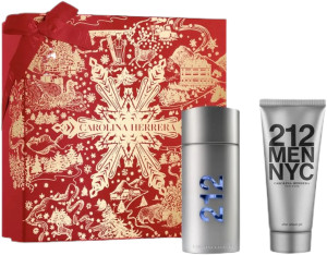 Zestaw męski Carolina Herrera 212 Men Woda toaletowa 100 ml + Balsam po goleniu 100 ml (8411061101841). Perfumy męskie
