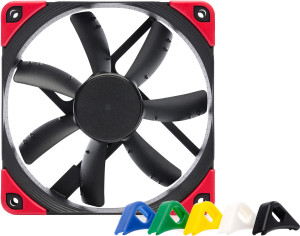 Chłodzenie Noctua NF-S12A PWM chromax.black.swap. Chłodzenie do komputera