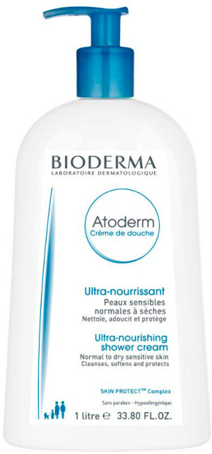 Kremowy żel pod prysznic Bioderma Atoderm Ultra-Nourishing 1 l (3701129802007). Żele pod prysznic