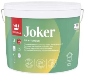 Farba odporna na mycie Tikkurila Joker matowa ekologiczna 2,7 l Biała (6408070031636). Farba budowlana