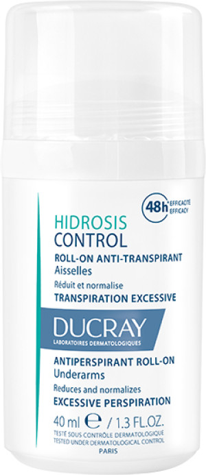 Antyperspirant w rolce Ducray Hydrosys Control 40 ml (3282770389456). Dezodoranty i antyperspiranty