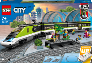 Zestaw klocków LEGO City Trains Ekspresowy pociąg pasażerski 764 elementy (60337). Klocki
