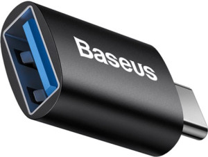 Adapter Baseus Ingenuity Series Mini OTG Adapter Type-C to USB-A 3.1 Czarny (ZJJQ000001). Kable, adaptery i przejściówki