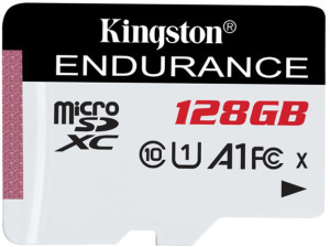 Kingston microSDXC 128GB High Endurance Class 10 UHS-I U1 A1 (SDCE/128GB). Karty pamięci