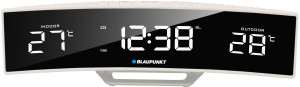 Zegarek cyfrowy Blaupunkt CR12WH budzik Czarny, Biały (OAVBLABUD0007). Wieże stereo