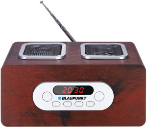 Odbiornik radiowy Blaupunkt Radio Portable Wood (PP5BR). Wieże stereo