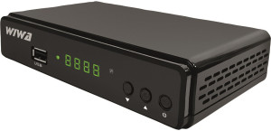 Tuner cyfrowy dekoder telewizji naziemnej WIWA DVB-T/T2 H.265 2790Z (5907678819499). Dekodery telewizji naziemnej