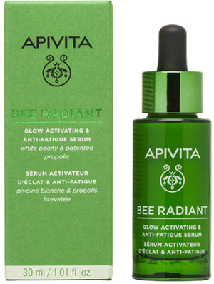 Serum do twarzy rozświetlające Apivita Bee Radiant przeciw oznakom zmęczenia 30 ml (5201279074289). Serum do twarzy