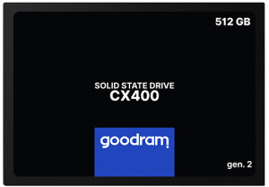 Dysk SSD Goodram CX400 Gen.2 512GB 2.5" SATAIII 3D NAND TLC (SSDPR-CX400-512-G2). Dyski SSD