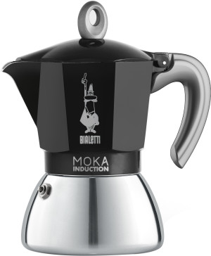 Kawiarka Bialetti New Moka Induction na 6 filiżanek 300 ml Czarna (0006936). Kawiarki