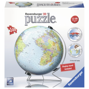 Ravensburger Globus Puzzle 3D (12436). Puzzle i układanki