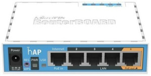 Router MikroTik hAP (RB951Ui-2nD). Routery