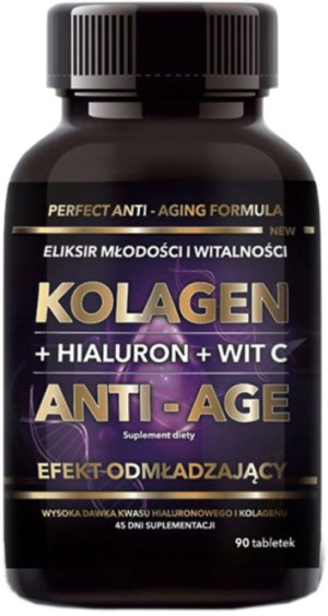 Suplement diety Intenson Collagen Anti-Age 90 tabletek (5902150284925). Naturalne suplementy diety i ekstrakty