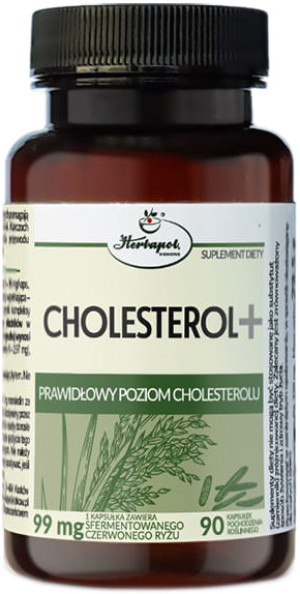 Kompleks Herbapol Cholesterin + 90 kapsułek (5903850016755). Naturalne suplementy diety i ekstrakty