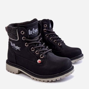Trzewiki chłopięce Lee Cooper LCJ-22-01-1491 30 Czarne (5904292119882). Botki i trzewiki chłopięce