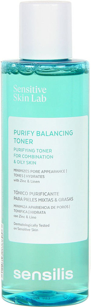 Tonik do twarzy Sensilis Purify Balancing Toner Matujący 200 ml (8428749868903). Tonery i toniki do twarzy