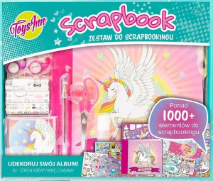 Zestaw do scrapbookingu Toys Inn kolorowy 1000+ elementow (5901583297007). Scrapbooking i cardmaking