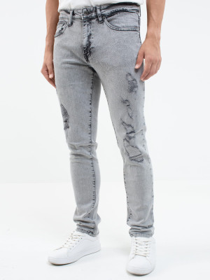 Jeansy slim fit męskie Big Star Terry Carrot-991 36-32 Szare (5900714660956). Jeansy męskie