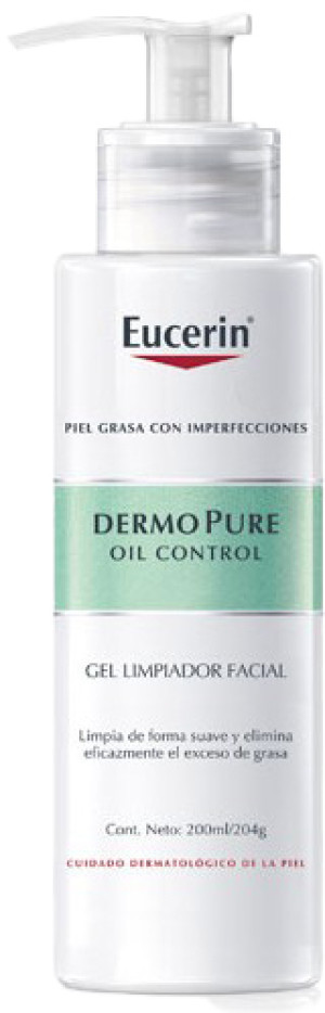 Żel do mycia twarzy Eucerin Dermopure Oil Control Facial Cleansing 200 ml (4005800180576). Kosmetyki do oczyszczania twarzy