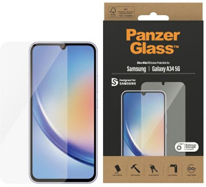 Szkło ochronne Panzer Glass Ultra-Wide Fit do Samsung Galaxy A34 5G SM-A346 (5711724073274). Szkła hartowane