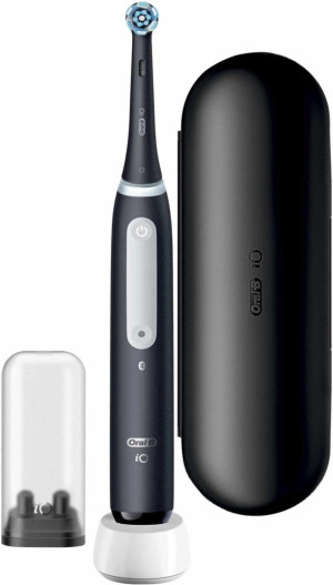 Elektryczna szczoteczka do zębów Oral-B (iO4 Matt Black). Szczoteczki elektryczne i irygatory