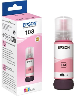 Tusz Epson EcoTank 108 Light Magenta 70 ml (8715946712383). Atramenty