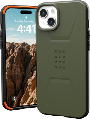 Etui Urban Armor Gear Civilian Magsafe do Apple iPhone 15 Plus Olive Drab (114306117272). Etui i pokrowce na telefony