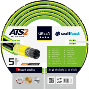 Wąż ogrodowy Cellfast Green ATS2 25 m 3/4" (5901828852480). Węże ogrodowe