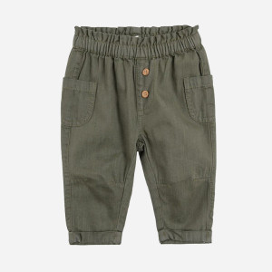 Spodnie dziecięce dla dziewczynki Cool Club CCG2200403 92 cm Khaki (5903272719197). Spodnie dziewczęce