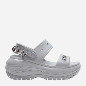 Sandały damskie na grubej podeszwie Crocs Mega Crush Rebel SNDL W CR208339-SHIM 41-42 (M8/W10) 26 cm Szare (196265238682). Sandały codzienne i sportowe damskie
