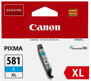 Tusz Canon CLI-581XL Cyan (4549292087017). Tusze do drukarek