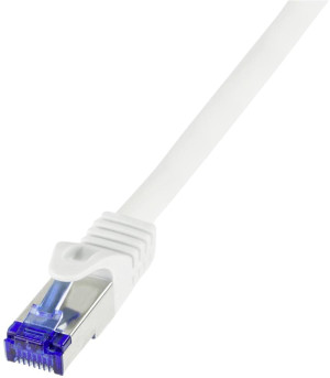 Patchcord LogiLink Cat 6a S/FTP Ultraflex 15 m White (4052792055726). Patchcordy