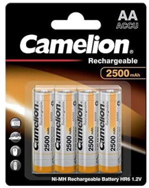 Akumulator Camelion Ni-MH HR6 AA 2500 mA BP4 4 szt. (17025406). Baterie i akumulatorki