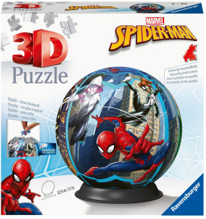 3D Puzzle Ravensburger Kula Spider-Man 72 elementy (4005556115631). Puzzle i układanki