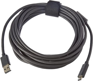 Kabel Logitech USB Type-A - USB Type-C 5 m Black (993-001391). Kable, adaptery i przejściówki