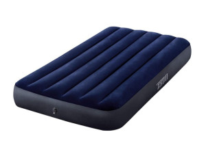 Materac dmuchany Intex Twin Dura-Beam Series Classic Downy 64757 Blue (6941057412443). Meble dmuchane i dmuchane zabawki do wody