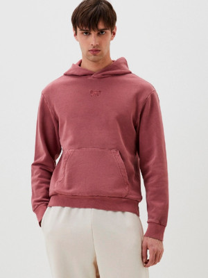 Bluza męska z kapturem kangurka Reebok Ri Washed Oth Hood 100076362 2XL Różowa (1200143335253). Bluzy z kapturem męskie