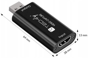 Karta do przechwytywania wideo TECHly USB / HDMI (I-USB-VIDEO-1080TY). Karty do przechwytywania obrazu